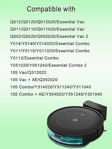 E-HAO Lot de 9 filtres de rechange pour iRobot Roomba série Essential, filtres pour modèles 105 Vac, 105 Combo, Q0120, Q0110, Q0520, Y0140, Y0110, Y01120, Y051020, Essential Vac et Combo - Nail Gallerys