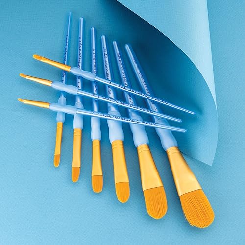 Royal & Langnickel Crafter's Choice Set de pinceaux langue de chat/lavis 9 pièces - Nail Gallerys