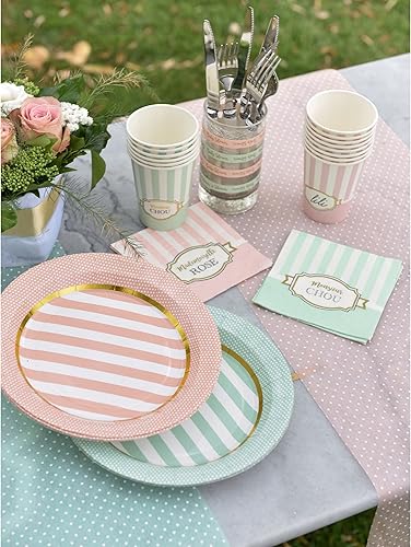 SANTEX 5739-10, Sachet de 10 Gobelets collection Baby Shower, Vert - Nail Gallerys