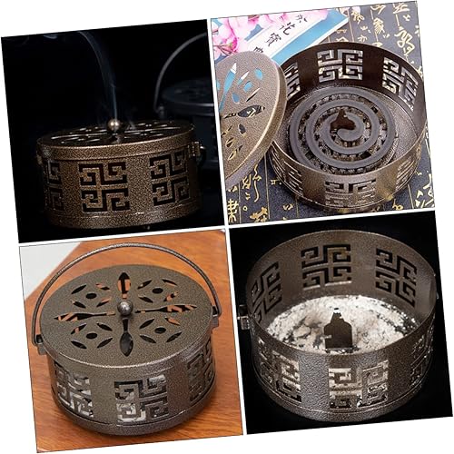 Holibanna Boîte pour Moustique Support Brûleur à Serpentin Ignifuge pour Intérieur Et Extérieur Design Et Antique - Nail Gallerys
