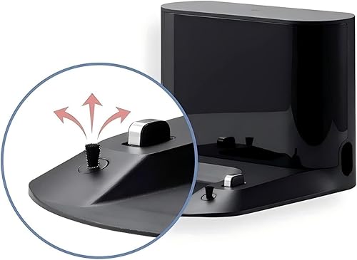 Base De Chargement Pour Aspirateur Robot, Pile De Chargement【Compatible Avec Roborock S7/ S8/ S75/ Q7/ S7 MaxV/ Q7 Max/ S7 Pure/ S6 Max/ S50/ S51/ S55】Base De Chargement Accessoires(Black with chargin - Nail Gallerys