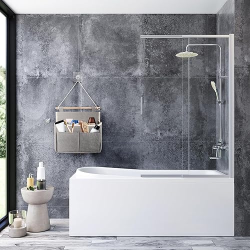 Lot de 2 sacs de rangement muraux à suspendre avec poches, tissu de lin imperméable et pliable avec 2 crochets, organisateur pour chambre à coucher, cuisine - Nail Gallerys