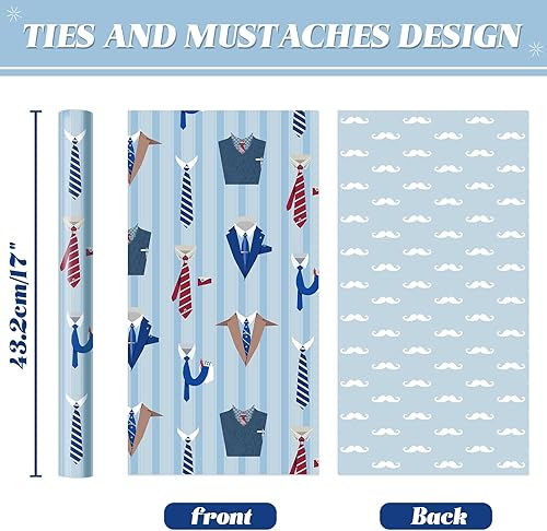 Papier d'emballage Fête des pères 001 - Nail Gallerys