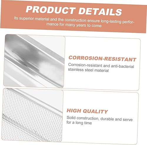 UPKOCH Plaque De Cuisson Grille Métallique Passoire À Huile Plaque Non Cuite Drainage Facile De Lhuile Construction Robuste Style Aléatoire - Nail Gallerys