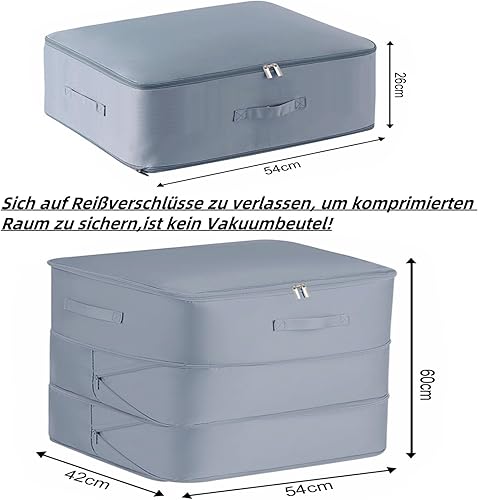 OBDKCAN Sac de rangement auto-comprimant pour couettes et vêtements, 2 organiseurs, sacs de compression peu encombrants pour couettes et textiles - Nail Gallerys