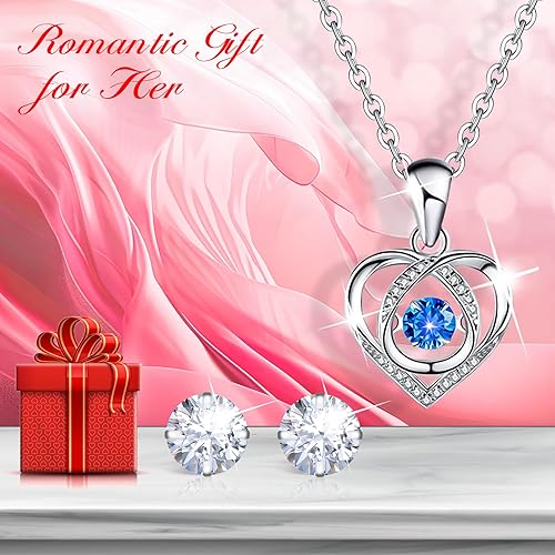 CSYY Rose Éternelle,Cadeau de Fête des Mères pour Elle Collier Boucles d'oreilles Roses Préservées à La Main Coffret Cadeau pour Manquer Maman Sœur Épouse Fête des Mères Rouge - Nail Gallerys