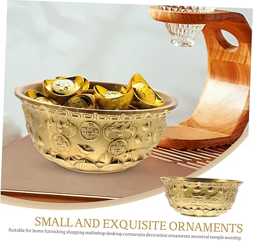 ORFOFE 1pièce Bol à Trésor Laiton Ornement De Bureau Cornucopia Créatif Décoration Élégante Pour Apporter Et Prospérité Comme Original - Nail Gallerys