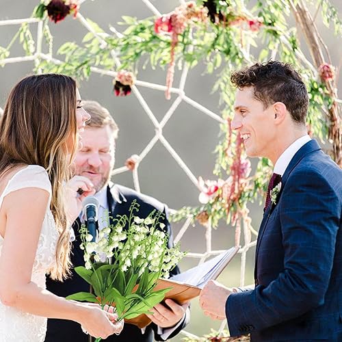 Muguet Artificiel - Fleurs Artificielles De Muguet | Bouquet De Mariage | Décoration De Mariage | Végétaux De Fleurs Artificielles pour Bouquet Mariage, Couronne, Décoration Extérieure - Nail Gallerys