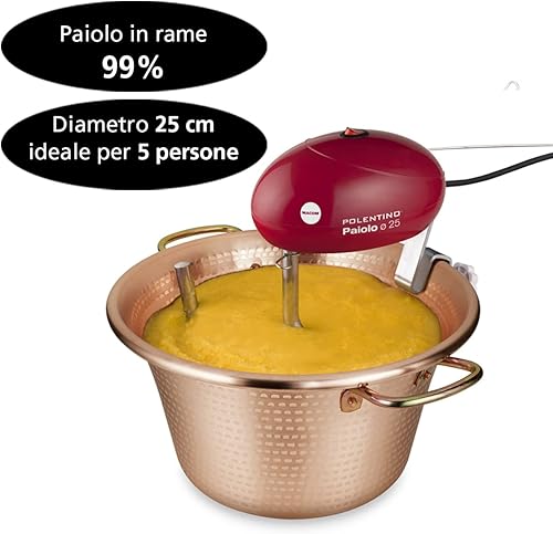 Macom - 850 - Appareil à Polenta en cuivre - Diamètre : 25 cm - Nail Gallerys