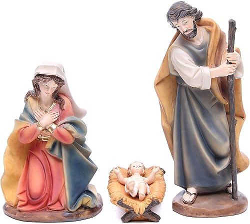 Holyart Crèche 30 cm 11 santons en résine - Nail Gallerys