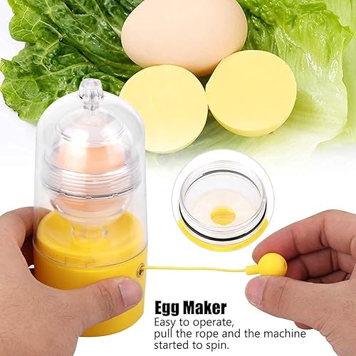 Oeuf Maker, Egg Scrambler, Ciseaux Toilettage Shaker Fouet Alimenté À La Main Golden Egg Maker Oeufs Jaune D'oeuf Mélangeur Cuisine Gadgets - Nail Gallerys