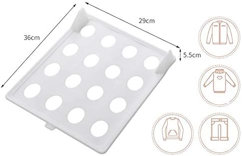 KOARBI Organisateur Tee Shirt, Rangement de vêtements, Placard, armoires. Résistant, Recyclable. Anti-humidité, Anti-Rides. Organiseur t-Shirts, Chemise, commodes, étagères, Placard. 10 Pack - Nail Gallerys