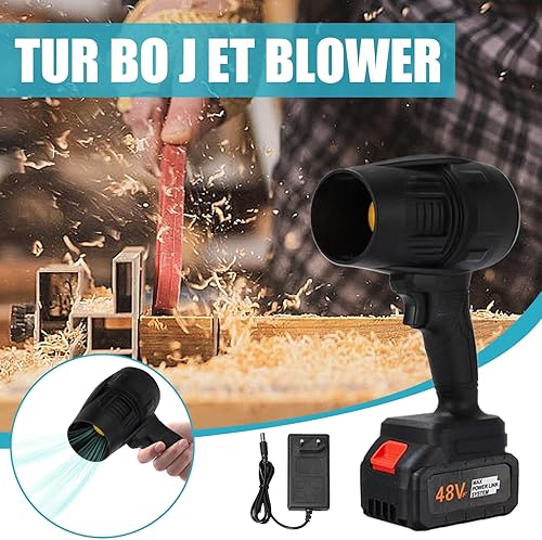 Tur Bo J Et Souffleur de nettoyage sans fil, puissant ventilateur à main, flexibilité idéale, pratiques ergonomiques, 31 cm, pour automobile, électronique et domestique - Nail Gallerys