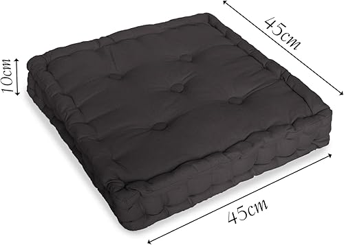 Grand coussin rehausseur carré 100 % coton pour chaise de salle à manger, coussin épais et ferme, idéal pour la maison, le bureau, le jardin, la grossesse, la maternité, les personnes âgées, - Nail Gallerys