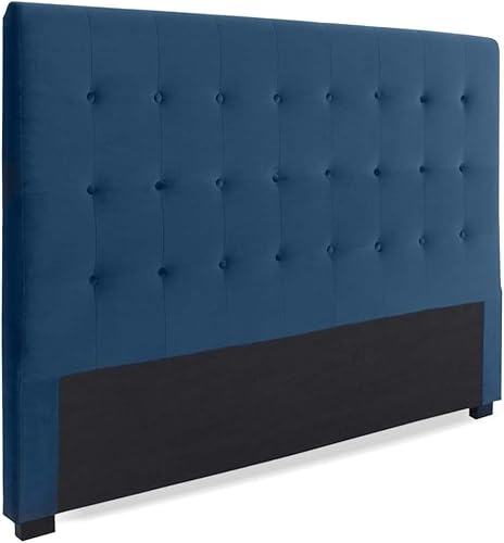 INTENSE DECO Tête de lit capitonnée Premium Velours 160cm Bleu - Nail Gallerys