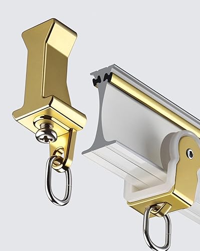 JEDAL Tringle à Rideaux Rail de Rideau Flexible Rail de Plafond pour Baie vitrée 1 à 6 mètres Rail pour Rideau Courbe pour Salle De Bains séparateur de Chambre (Color : Blanc, Taille : 4m) - Nail Gallerys