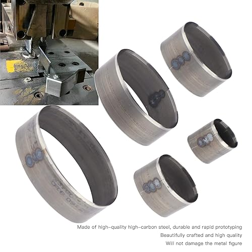 Atyhao Ensemble de Matrices de Coupe en Cuir, 5 Pièces Ovales Outil de Poinçonnage Creux Moule pour Artisanat et Bricolage Fait à la Main - Nail Gallerys