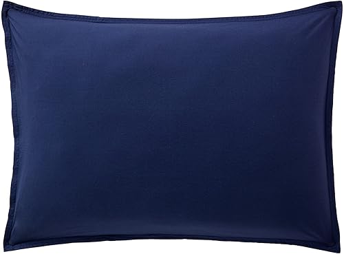 Taie d'oreiller 65x65 carré en Percale de Coton Lavé 80 Fils Blanc - Linge de lit Premium 100% Percale Lavé - Nail Gallerys