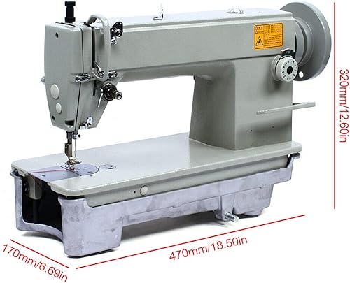 Machine à coudre industrielle Kangten Heavy Duty : Matériau épais cuir, parfaite pour tous types de tissus - Blanc - Nail Gallerys