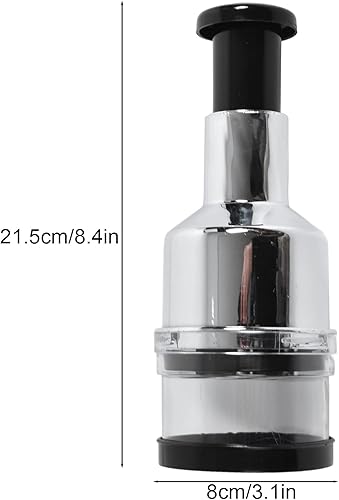 Hachoir à Oignons Hachoir à Légumes à Main en Acier Inoxydable Hachoir à Presse Alimentaire Manuel Hachoir à Main pour la Cuisine - Nail Gallerys