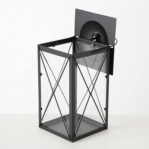 Boltze Lanterne Farol 3548800 en Fer Noir 17 x 17 x 30 cm - Nail Gallerys