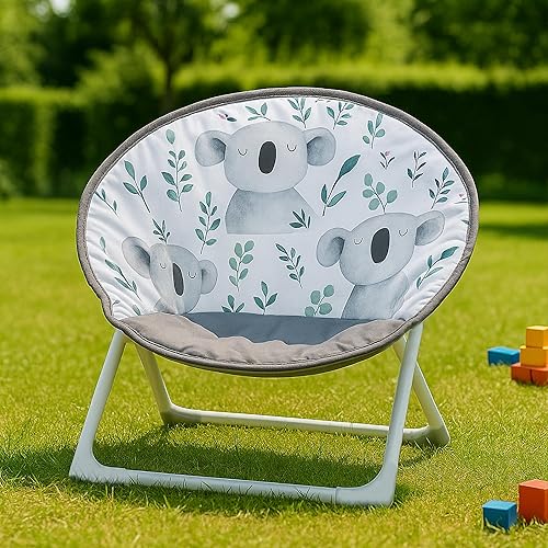 Relaxdays Fauteuil pour Enfant, Pliant, Koalas, HLP : 47 x 50 x 48 cm, pour intérieur ou extérieur, Multicolore - Nail Gallerys