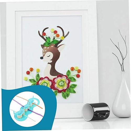 CUCUFA Quilling Cterper, Papier Paper pour Sacs à puces, Outils de Quilling en Papier en Plastique, Papier Quilling Machine, Outil d'art de Bricolage en Papier Bricolage en Papier - Nail Gallerys