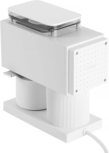 Moulin à café Fellow Ode Brew - Moulin à café à meule - Moulin à café en grains avec 31 réglages pour goutte-à-goutte, presse française et infusion à froid - Couleur Blanc mat - Nail Gallerys