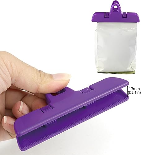 Lot de 10 pinces à collation en matériaux robustes pour garder les aliments bien rangés pendant longtemps - Nail Gallerys