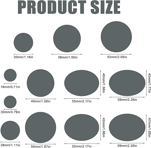 60pcs/5 Feuilles Patchs de Réparation Doudoune, Patch Tissu Nylon Autocollant Forme Ronde et Ovale Ruban Réparation Lavable Vêtements Extérieur pour Manteaux, Tentes, Vêtements (Gris) - Nail Gallerys
