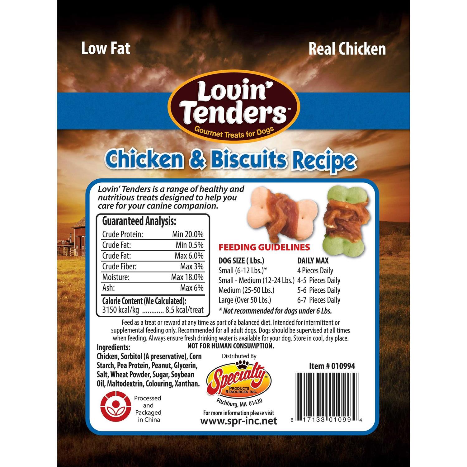 7-ounce Lovin’ Tenders Chicken Breast & Biscuits Dog Treat - Nail Gallerys