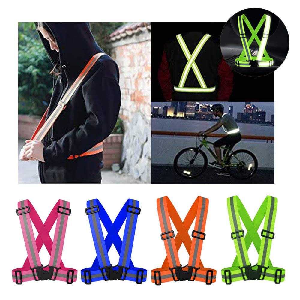 Comidox Reflective Vest with Hi Vis Bands Fully Adjustable & Multi-Purpose - Nail Gallerys