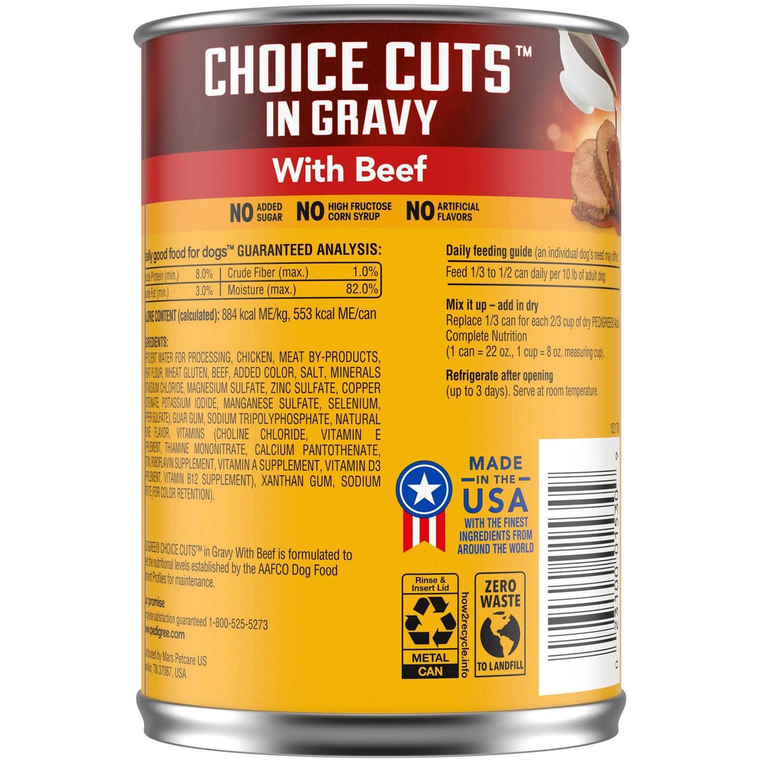 Pedigree Choice Cuts in Gravy Dog Food - Nail Gallerys