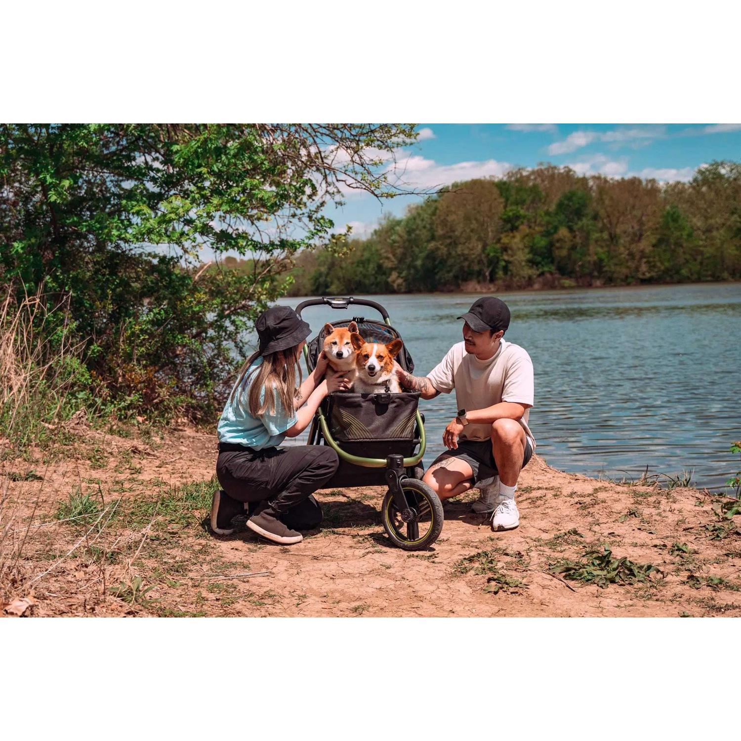 The Beast All Terrain Pet Jogging Stroller Ibiyaya - Nail Gallerys