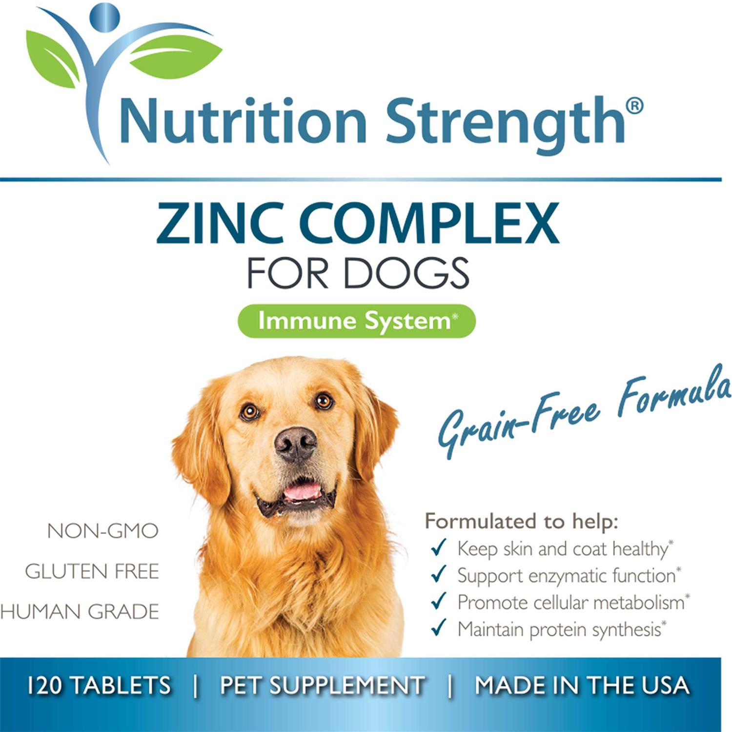 Nutrition Strength Zinc for Dogs to Support Healthy Skin & coat - Nail Gallerys