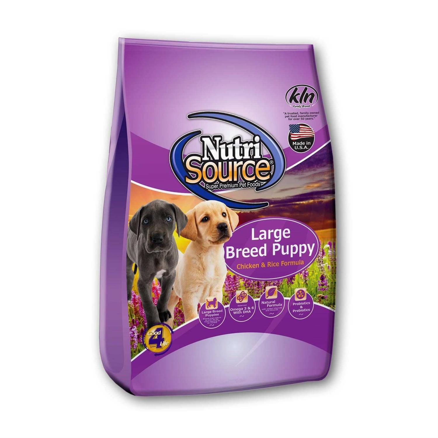 NutriSource Chicken Rice Large-Breed Puppy Dry Dog Food - Nail Gallerys
