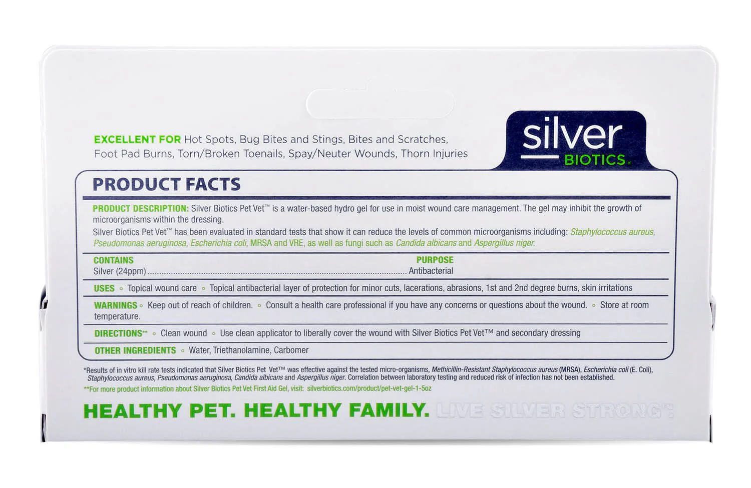 Silver Biotics Pet Vet Antibacterial First Aid Gel - Nail Gallerys