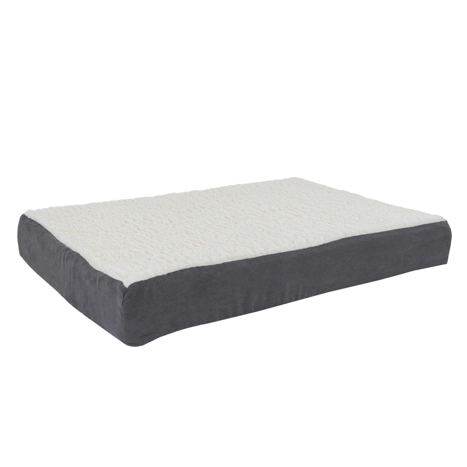 Orthopedic Sherpa Dog Bed with Memory Foam Cover by Petmaker - Nail Gallerys