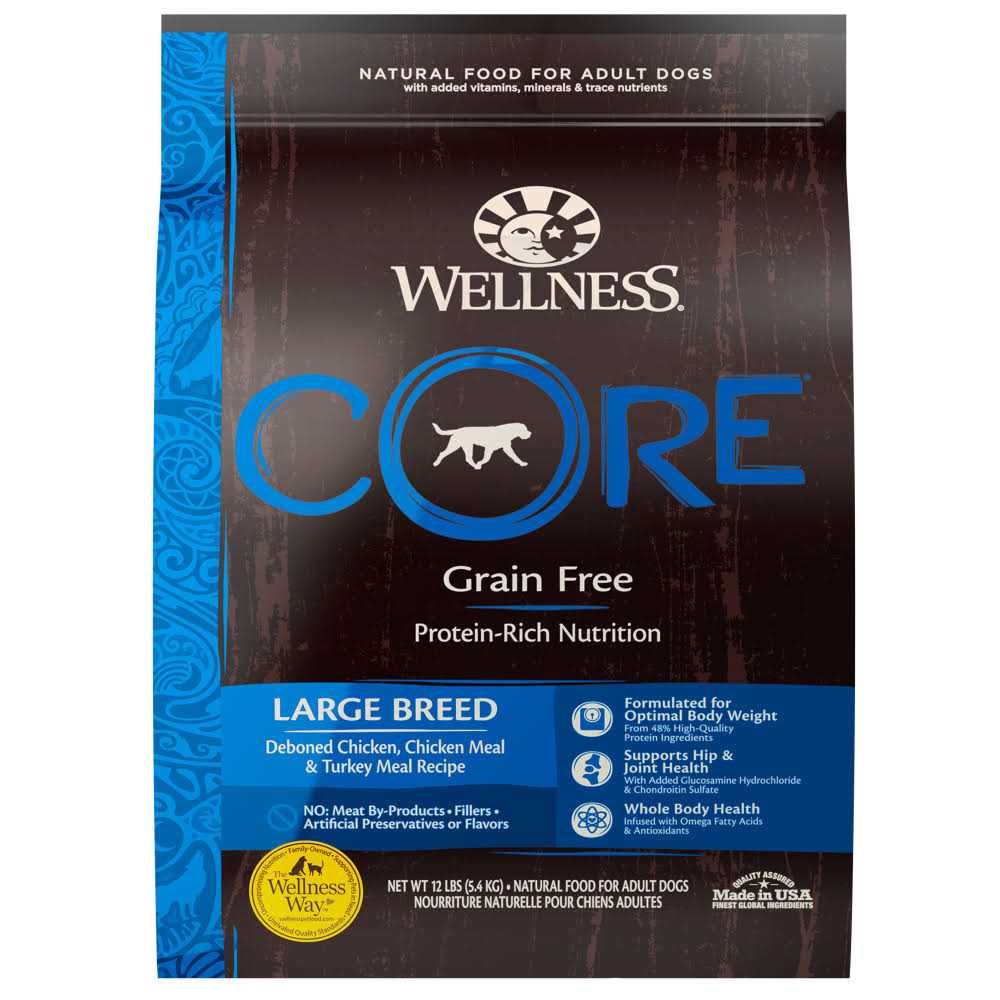 Wellness Core Natural Grain Free Large Breed Dry Dog Food - Nail Gallerys