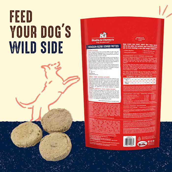 Stella & Chewy’s Dog Freeze Dried Food Dinner Patties Venison Blend - Nail Gallerys