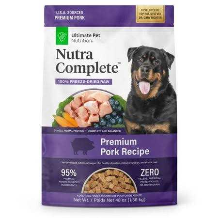 Ultimate Pet Nutrition Freeze Dried Raw Nutra Complete Pork Dog Food - Nail Gallerys