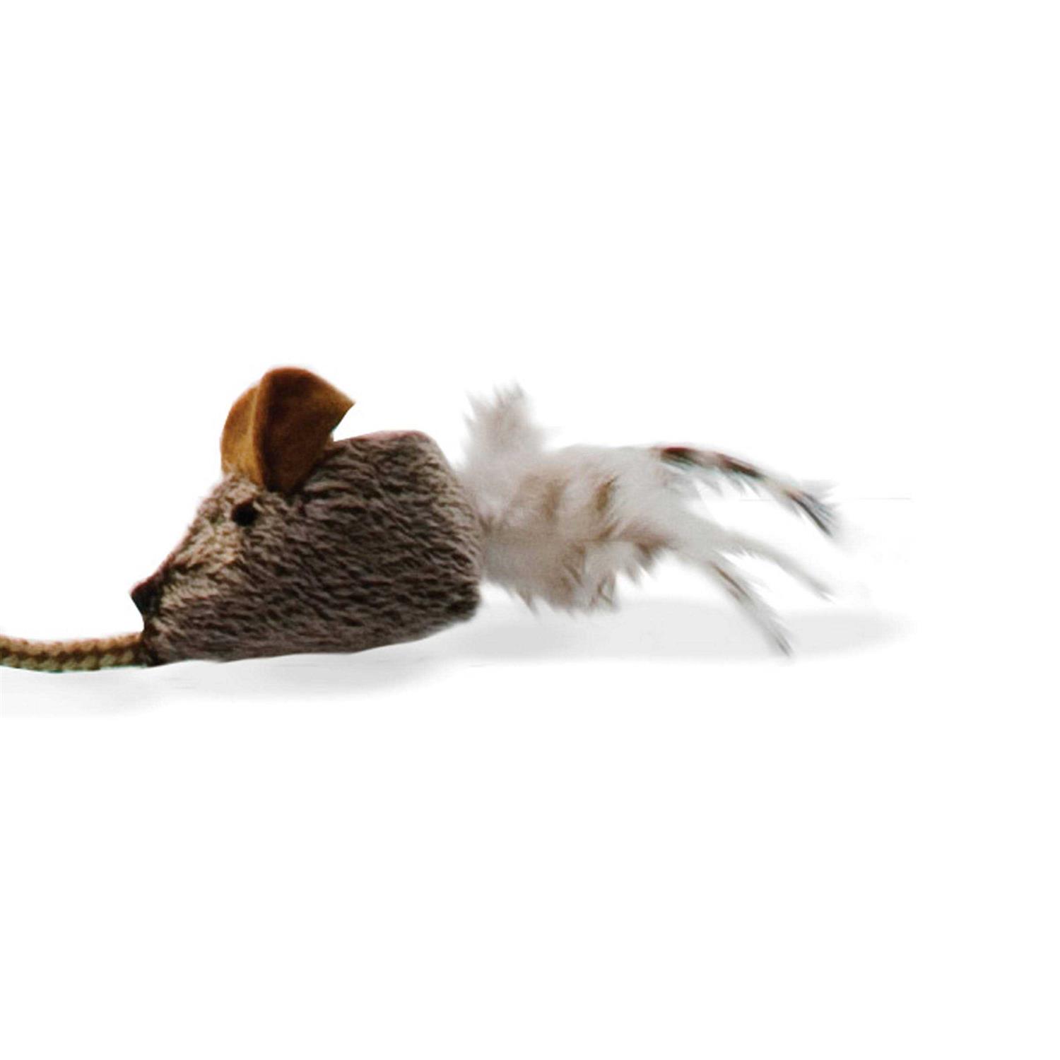OurPets Play-N-Squeak Teathered & Feathered Play Wand Cat Toy - Nail Gallerys
