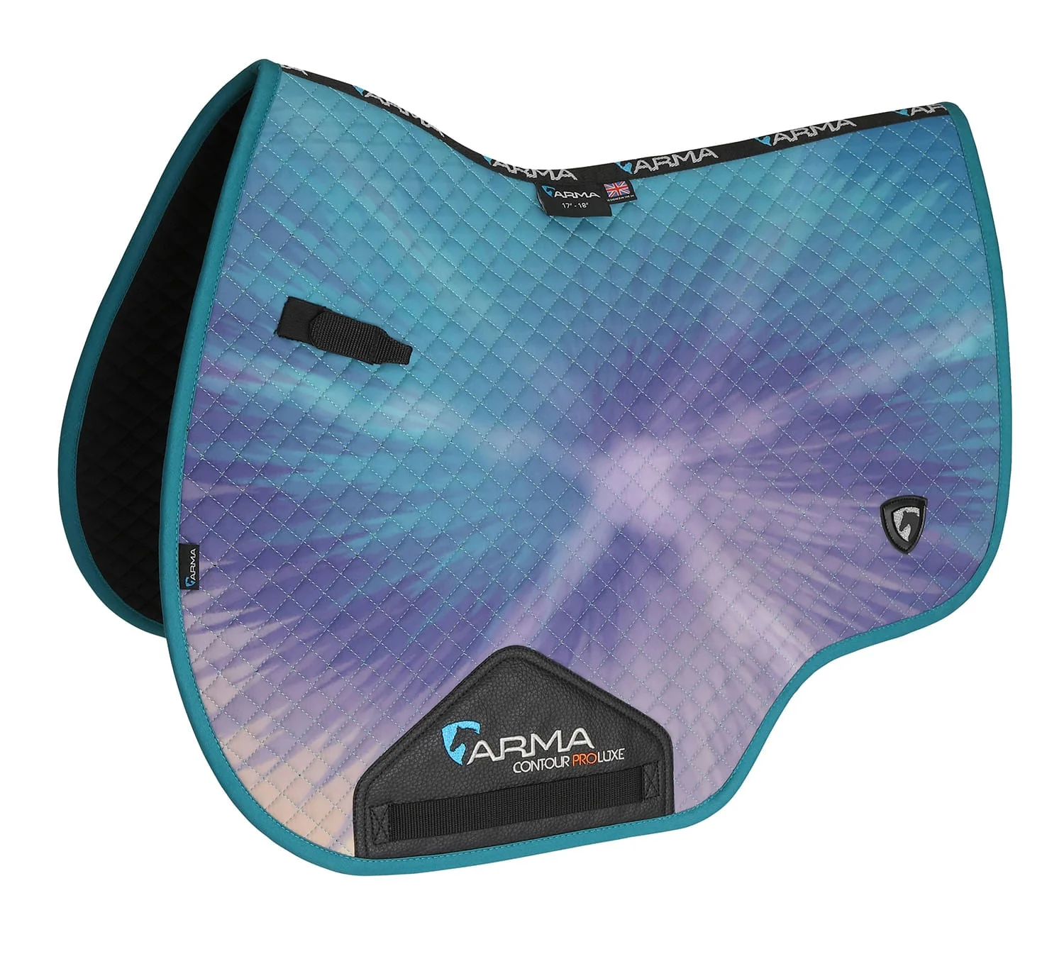 Arma Tie Dye Euro Cut Saddle Pad - Nail Gallerys