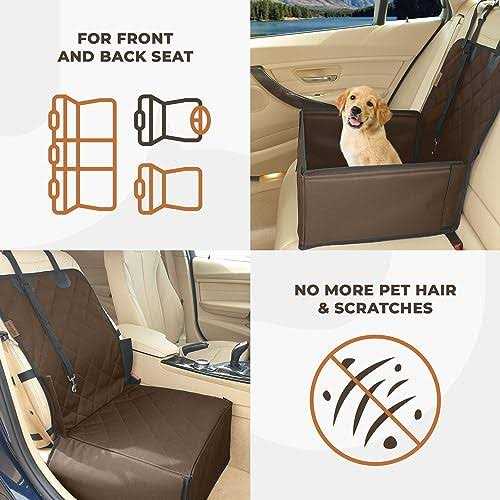 Wuglo Extra Stable Dog car Seat Robust car Dog Seat or Puppy car Seat for Small to Medium-Sized Dogs - Nail Gallerys