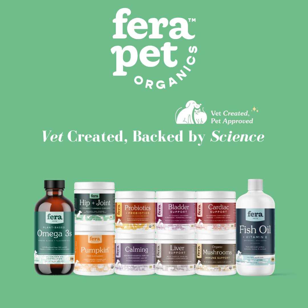 Fera Pet Organics Probiotics with Organic Prebiotics for Dogs & Cats - Nail Gallerys