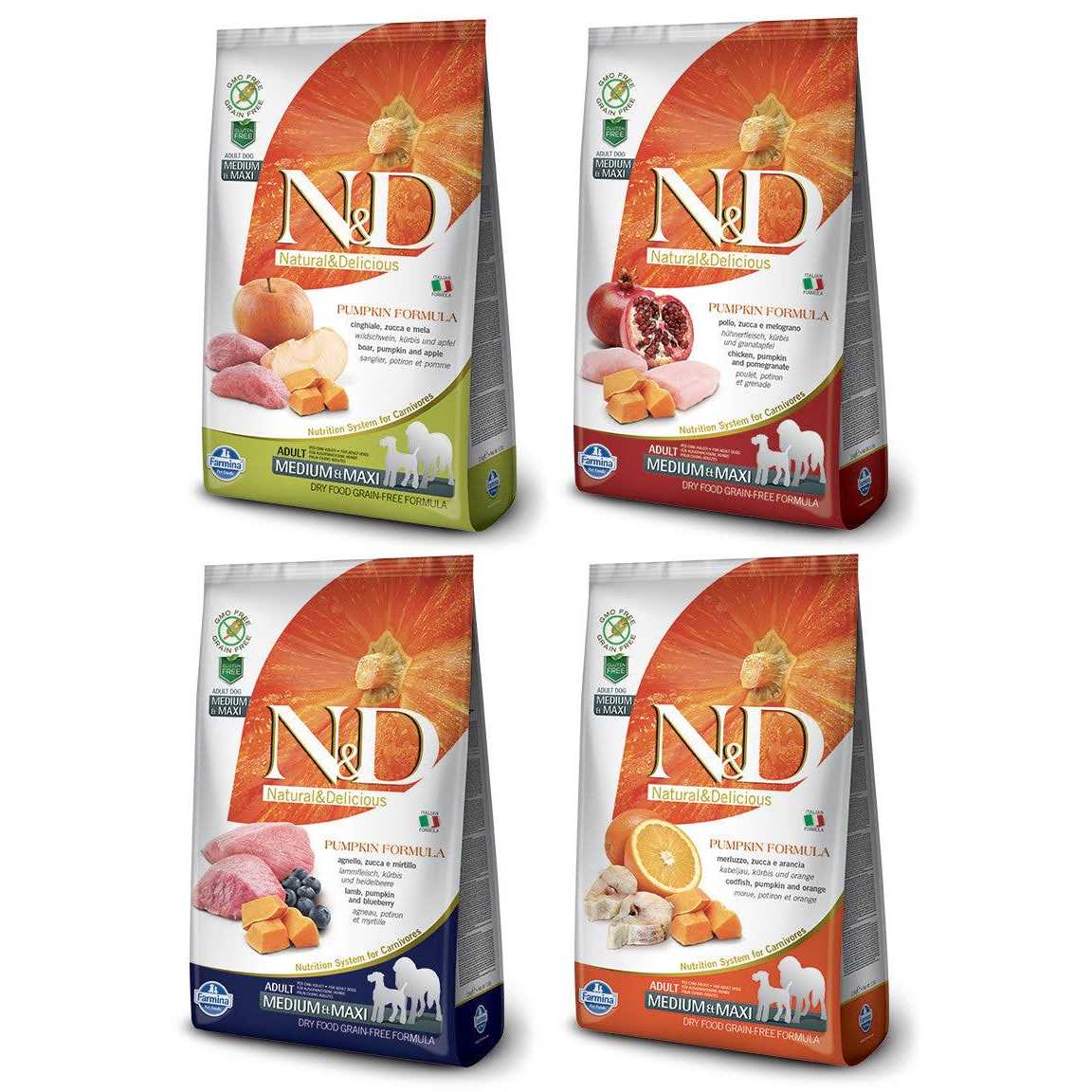 Farmina N&D Prime Adult Lamb & Blueberry Grain Free Dry Dog Food - Nail Gallerys