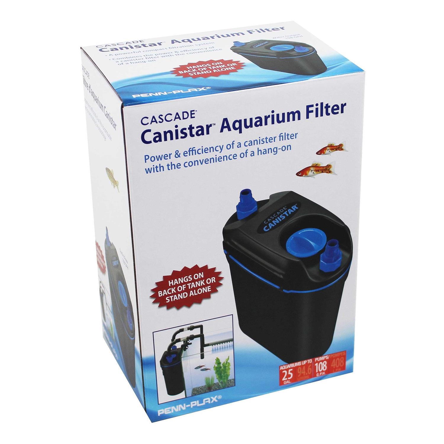 Cascade Canistar Hang-On Canister Aquarium Filter Penn Plax - Nail Gallerys