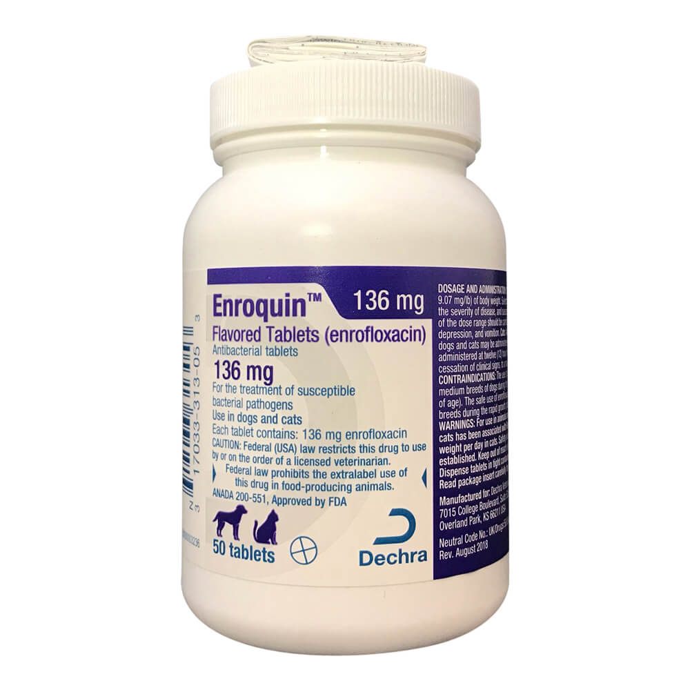 Rx Enroquin (enrofloxacin) Tablets for Dogs and Cats - Nail Gallerys