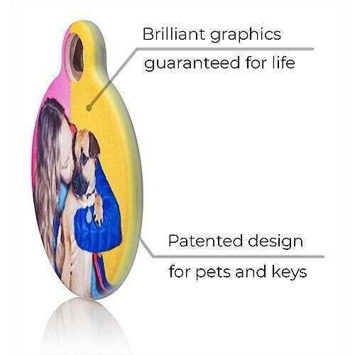 Dog Tag Art Wave Personalized Dog & Cat ID Tag - Nail Gallerys