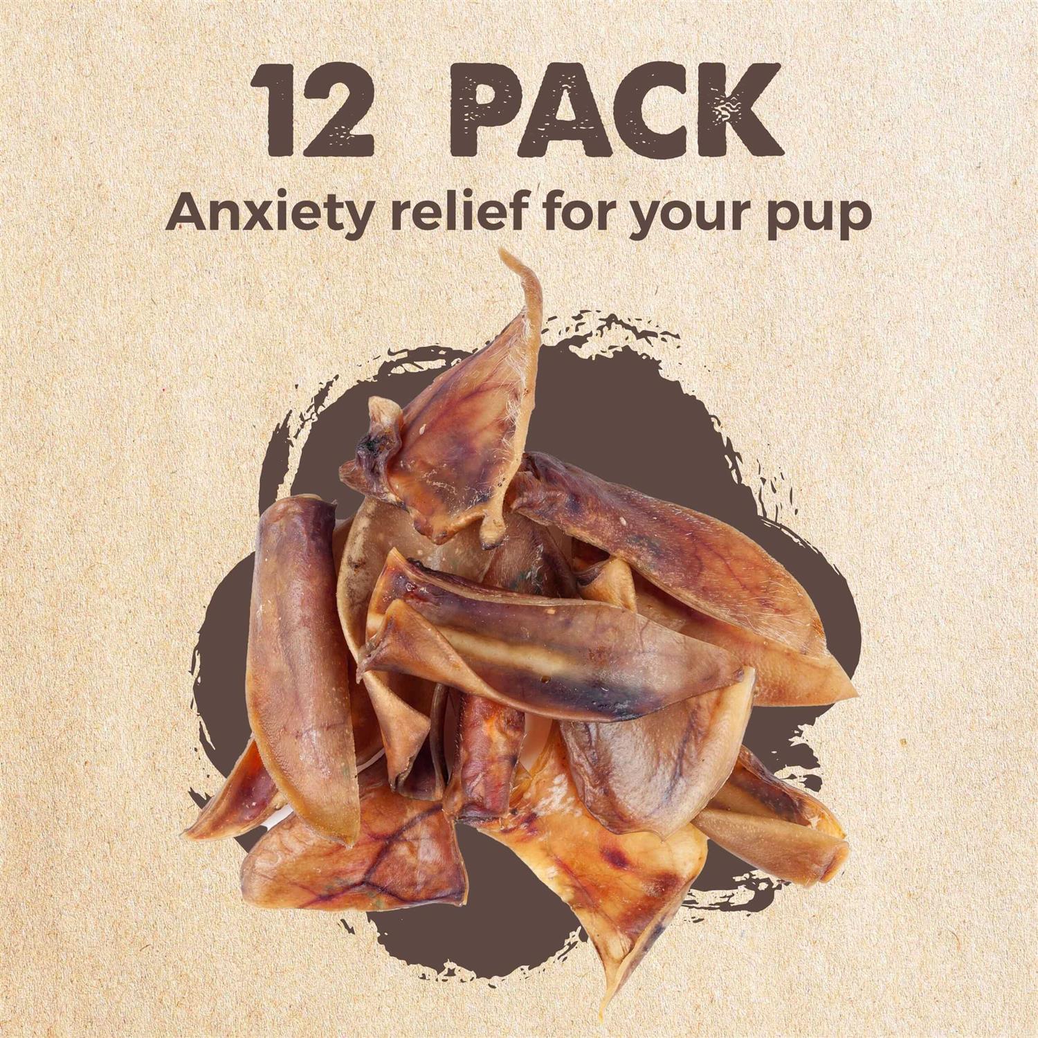 Mighty Paw Half Pig Ears for Dogs All Natural Dried Single Ingredient Dog Treats - Nail Gallerys